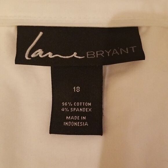 Lane Bryant Cotton Blouse.        Rj29 - Picture 3 of 3